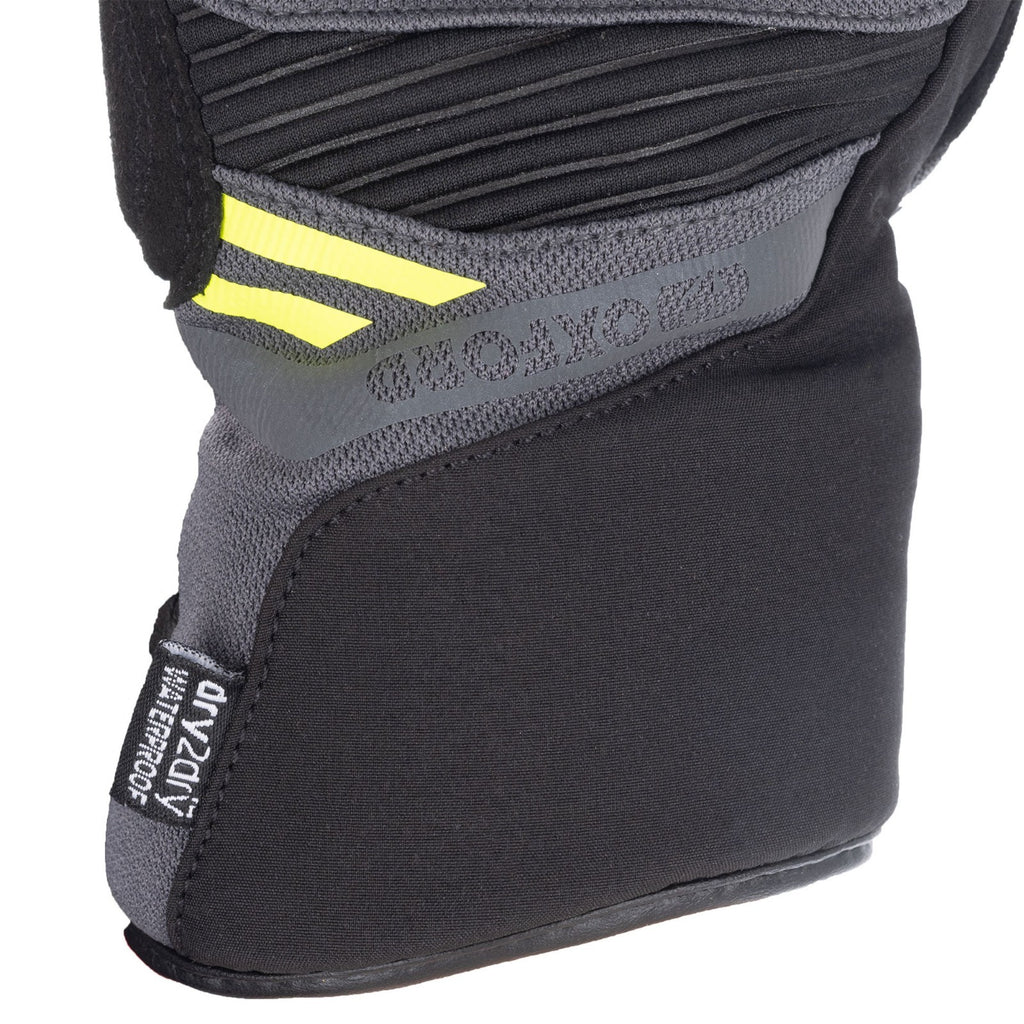 Oxford Dakar 1.0 Waterproof Dry2Dry CE Motorcycle Motorbike Glove Charcoal Grey