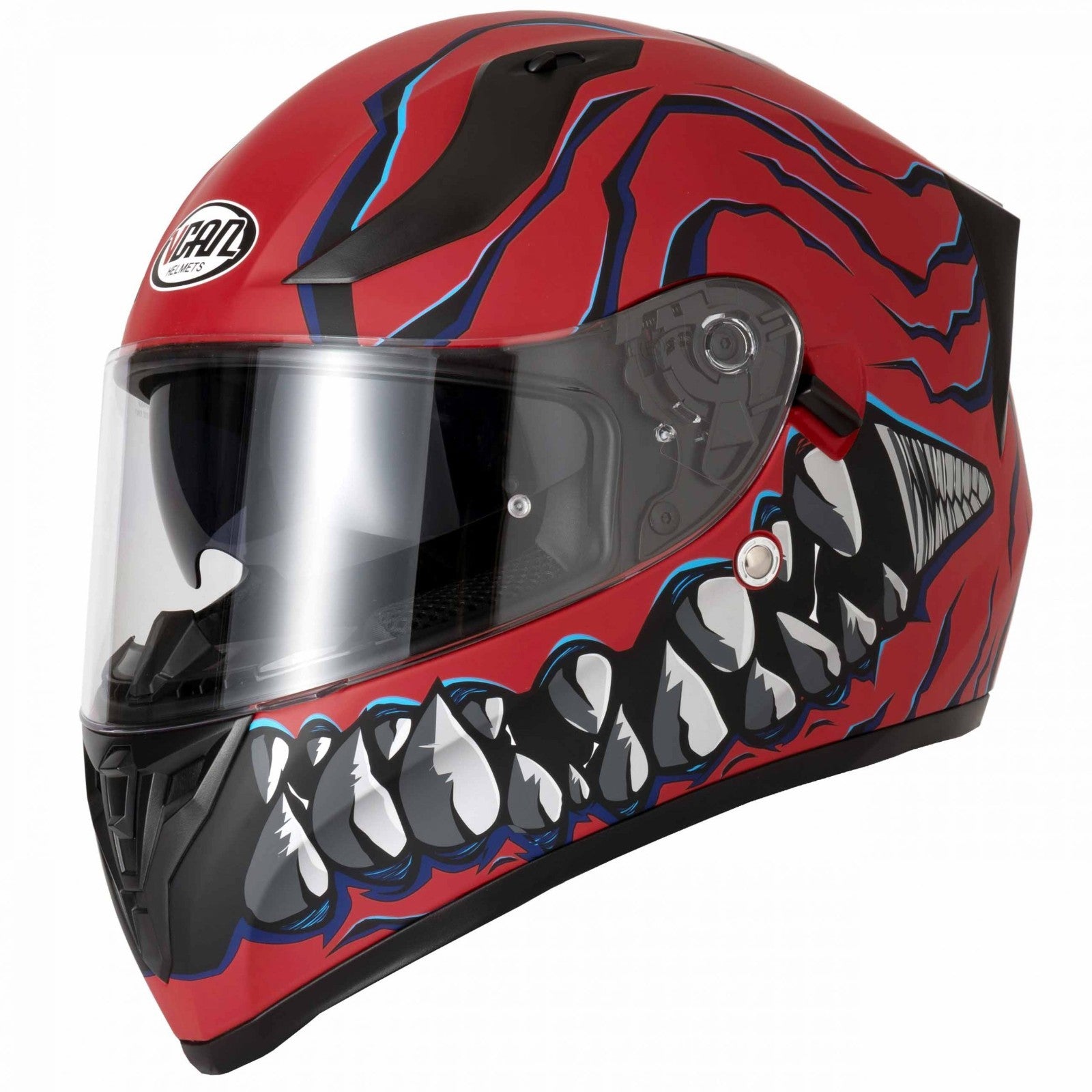 VCAN H128 Full Face Mordhi Red ACU Gold ECE 2206 Motorcycle Motorbike Helmet