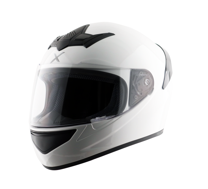 Axor Helmets Rage Full Face ECE Motorcycle Motorbike Helmet - Gloss White