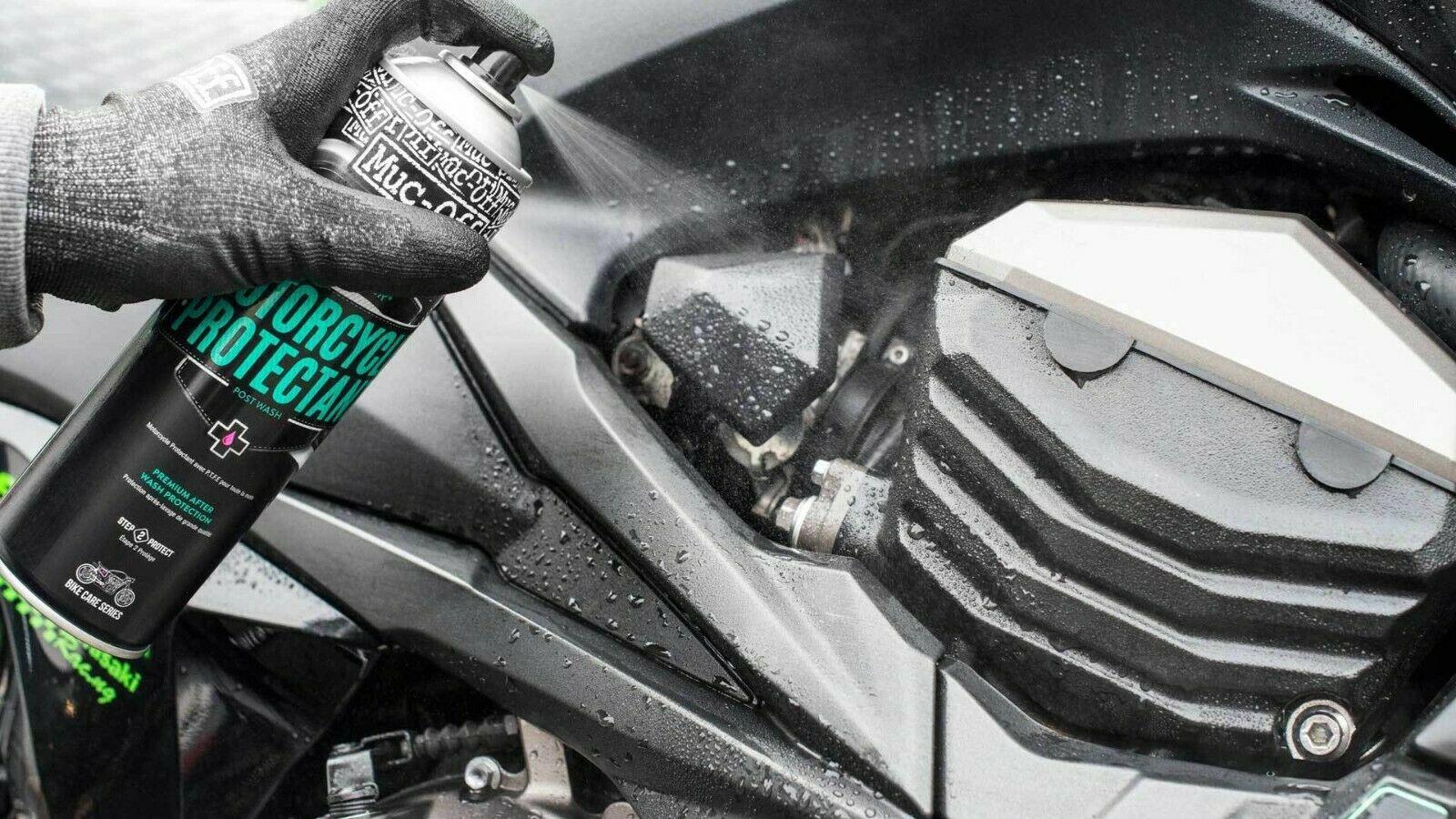 Muc-Off Motorcycle Motorbike Protectant All Over Post Wash Spray Large 750ml Tin