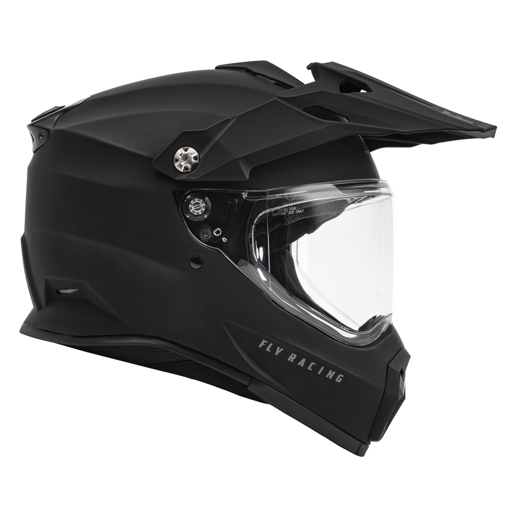 Fly Racing Trekker Pulse Dual Sport Adventure Motorcycle Bike Helmet Matt Black