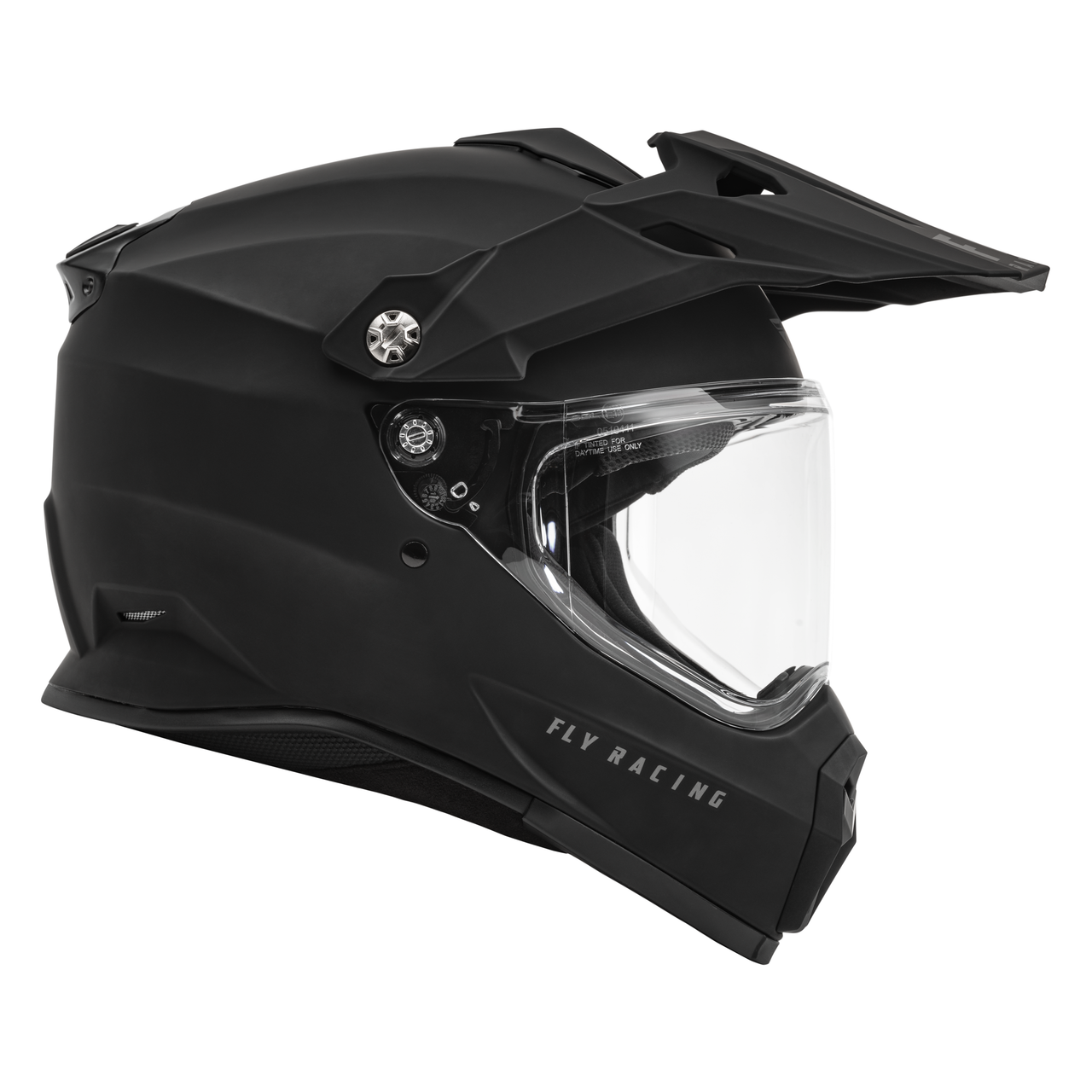 Fly Racing Trekker Pulse Dual Sport Adventure Motorcycle Bike Helmet Matt Black