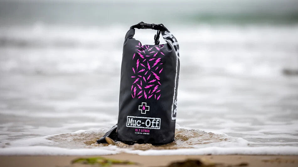 Muc-Off Small Dry Bag 15.7L Waterproof Roll Bag With Should Strap