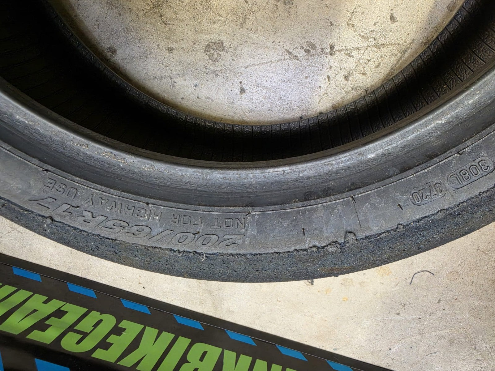 Pirelli Diablo Superbike SCX 120/70-17 Used BSB Scrub Motorcycle Tyre - SR3
