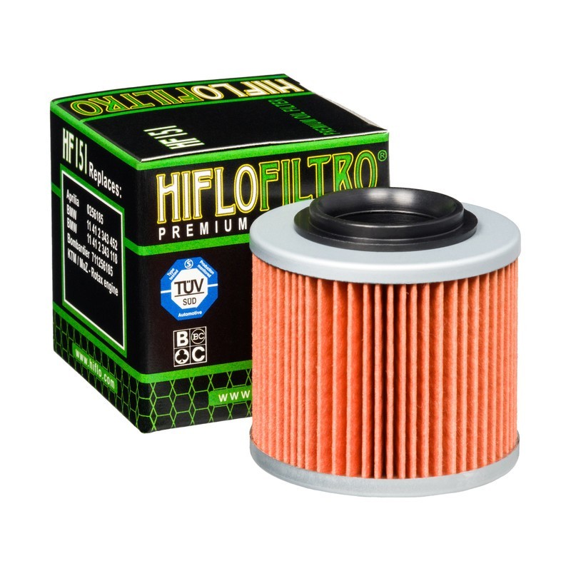 Hiflo Filtro HF151 Motorcycle Motorbike Oil Filter Replaces BMW Aprilia 650