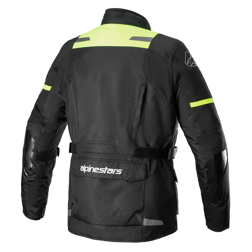 Alpinestars Andes V3 Drystar Waterproof Motorcycle Motorbike Jacket Black Fluo