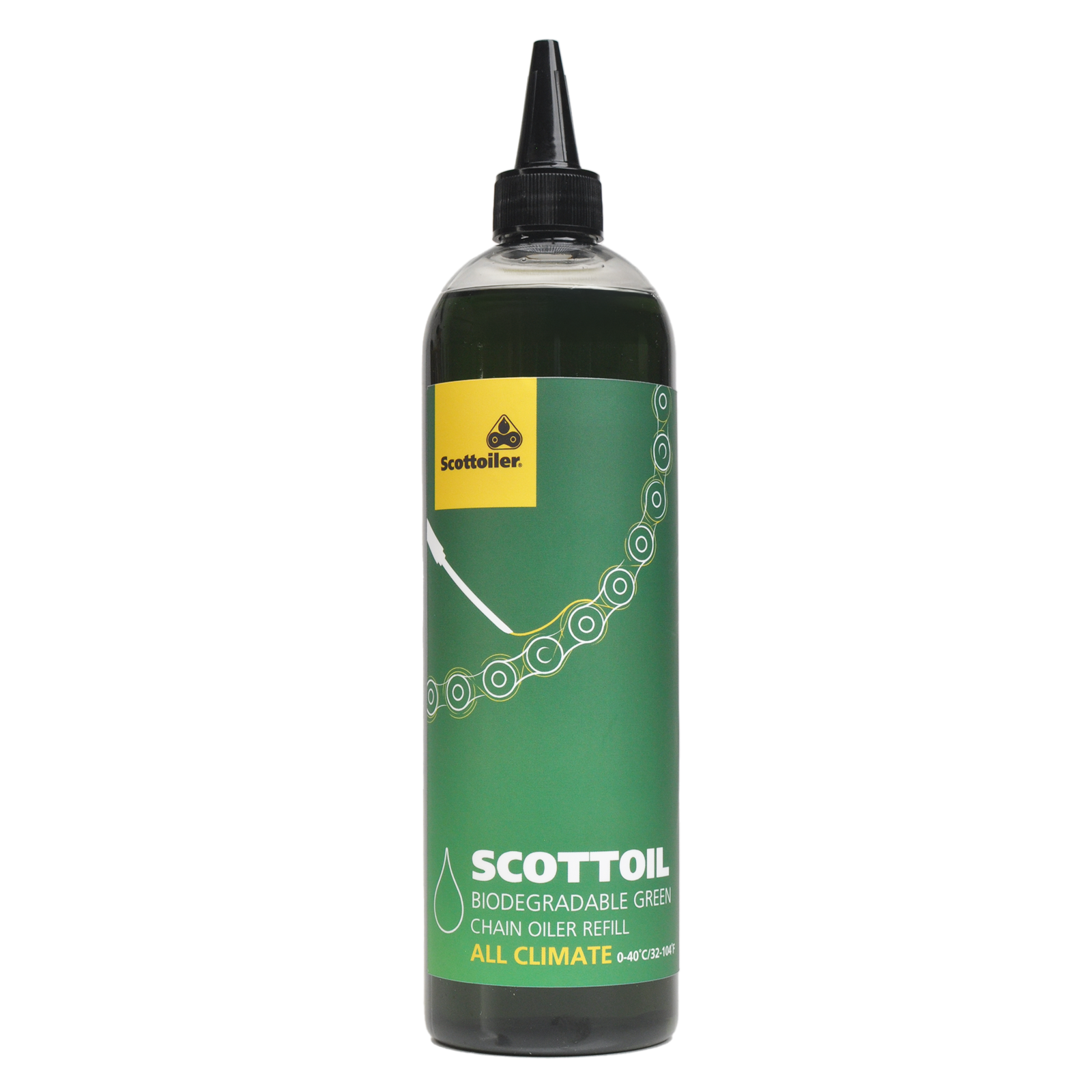 Scottoiler Motorcycle Motorbike Chain Oil All Climate Green Large 500ml Bottle