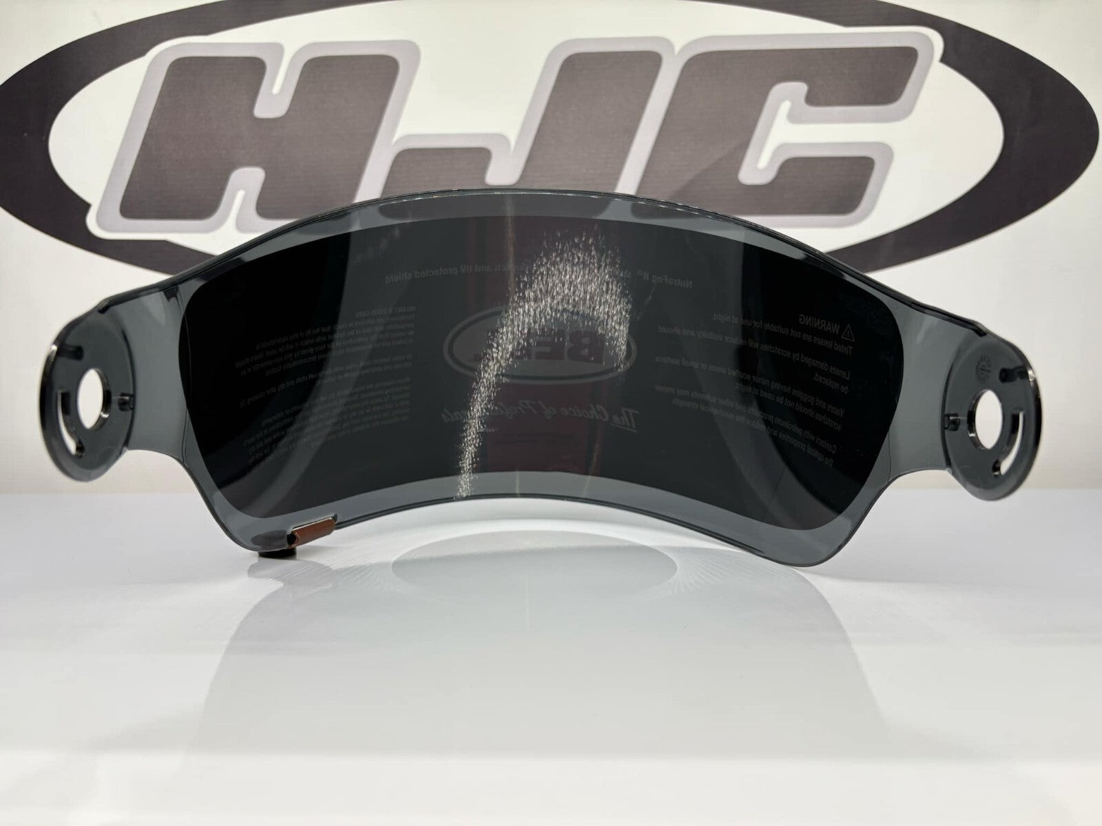Ex-Display Bell Bullitt Flat Smoke Visor, Brown Tab - P401-FS-JH Helmet Visor