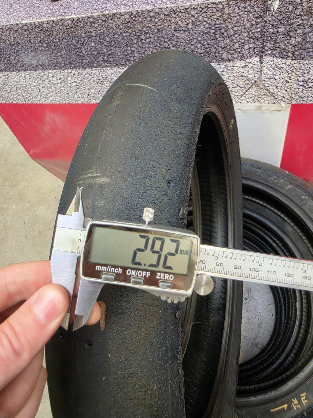 Pirelli Diablo Superbike SC1 125/70-17 Used BSB Scrub Motorcycle Tyre - SF19