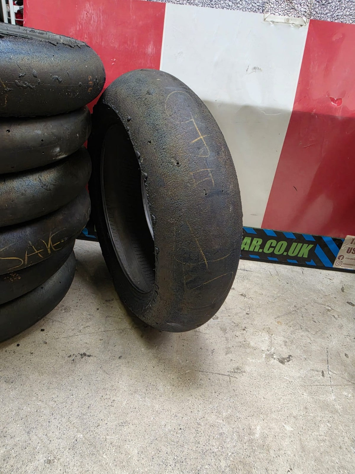 Pirelli Diablo Superbike SCX 120/70-17 Used BSB Scrub Motorcycle Tyre - SR4