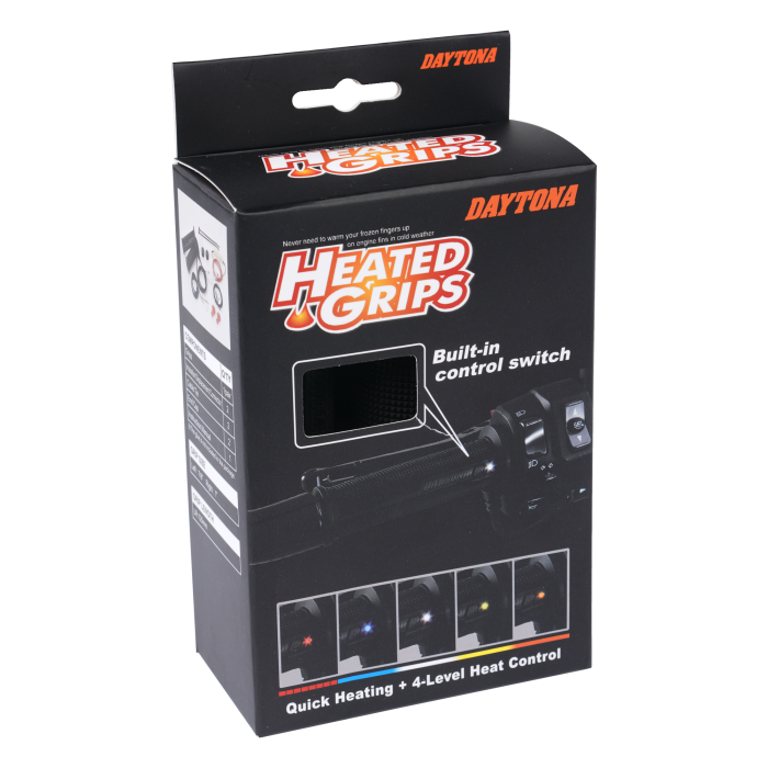 Daytona Motorcycle Intelligent Heated Grips 22mm Integrated Controller 88640