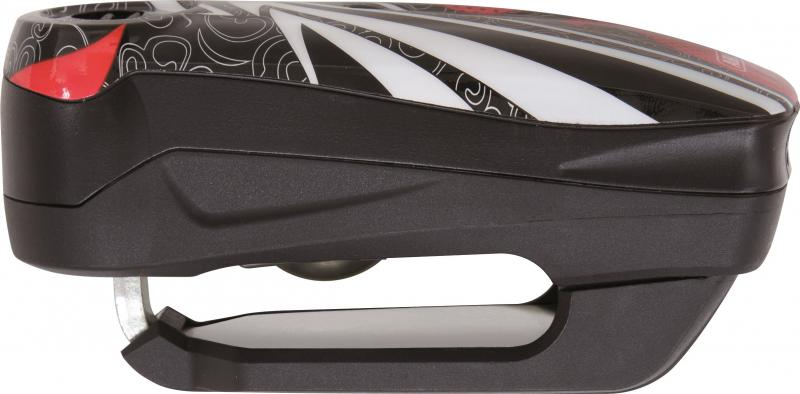 ABUS Detecto 7000 RS1 Motorcycle Motorbike 100 db Alarmed Brake Disc Lock Flame