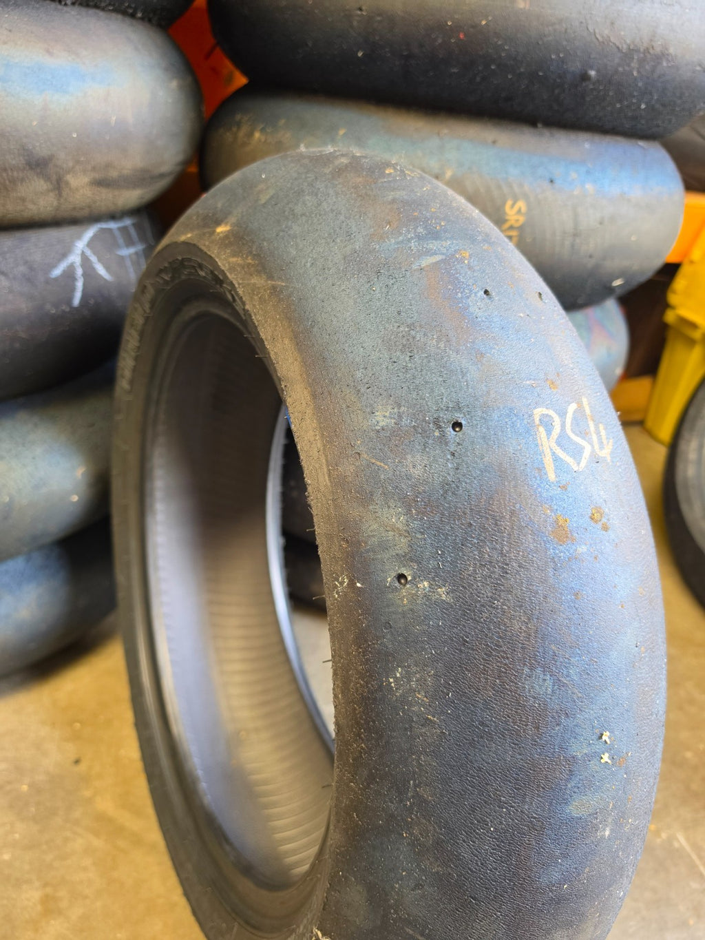 Pirelli Diablo Superbike SC1 200/60-17 Used BSB Scrub Motorcycle Tyre - RS4