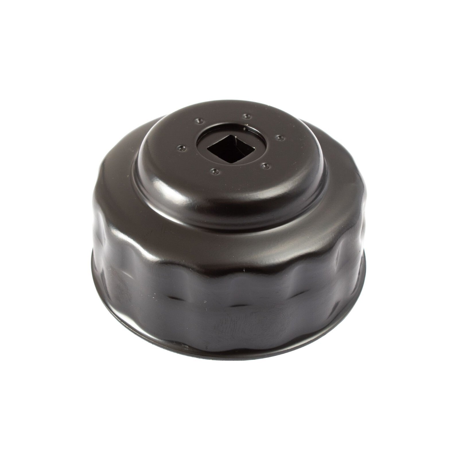 Bike It Motorcycle Oil Filter Wrench Cup 74/76mm 15 Flutes 2 Step 3/8 Ratchet