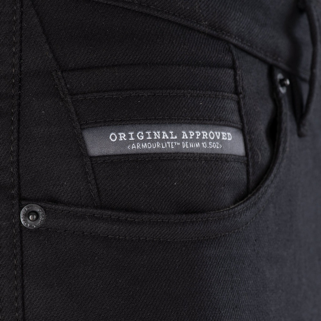 Oxford CE AA Armoured Motorcycle Motorbike Cargo Pants Jeans Black Short Leg