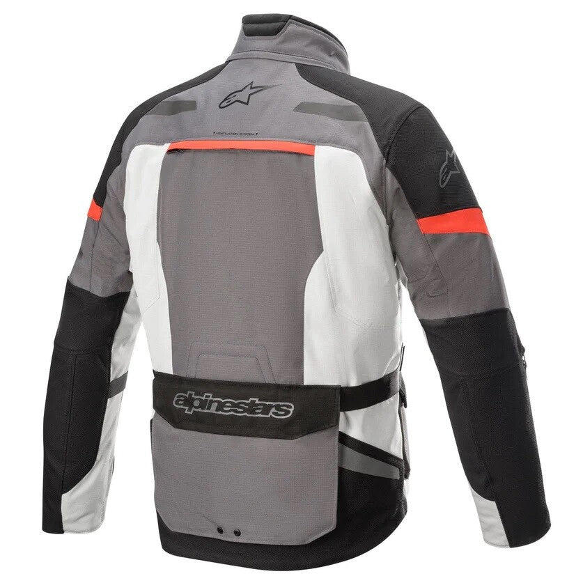 Alpinestars Valparaiso v3 Drystar Waterproof Motorcycle Motorbike Jacket Grey