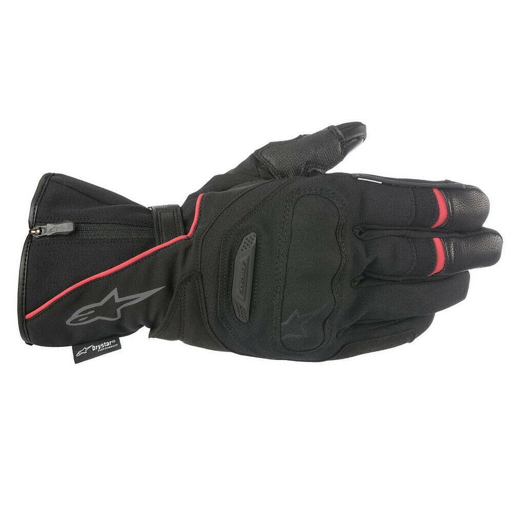 Alpinestars Primer Drystar Waterproof Motorcycle Motorbike Gloves Black & Red
