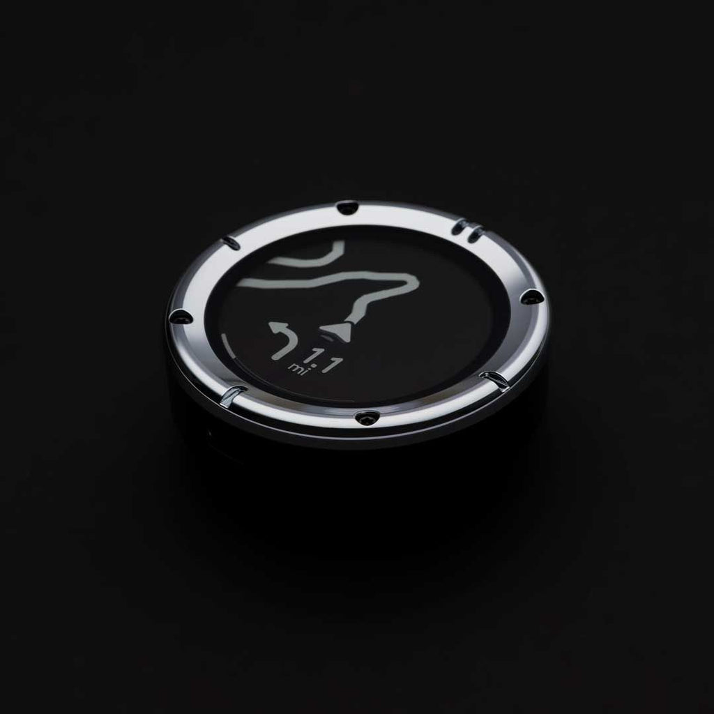 Beeline Moto II Classic Chrome Compact Motorcycle Motorbike GPS Navigation
