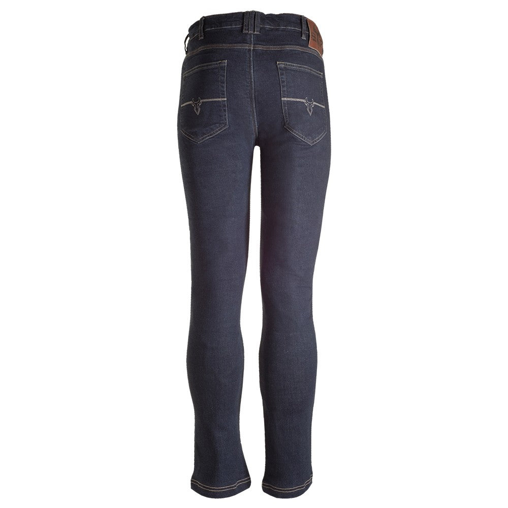 Bull-it Men's Italian 17 Slim SR6 Blue Motorcycle Covec Armoured Jeans Regular