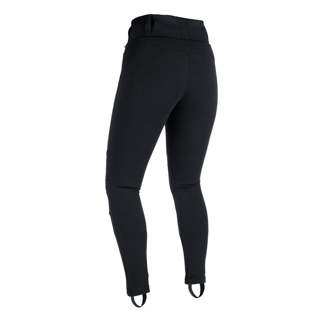 Oxford Super Moto Motorcycle Motorbike Ribbed Knee Leggings Black