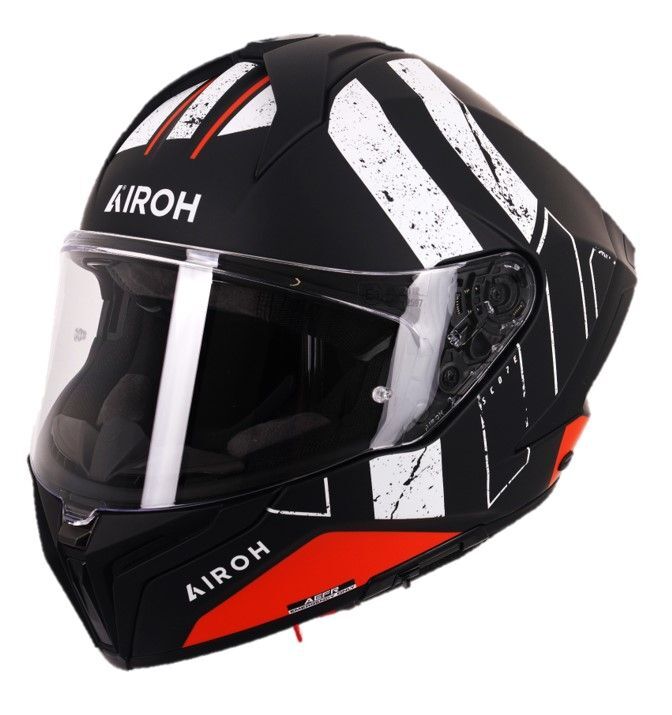 Airoh Matryx Full Face ECE2206 Motorcycle Motorbike Helmet Scope Orange Matt