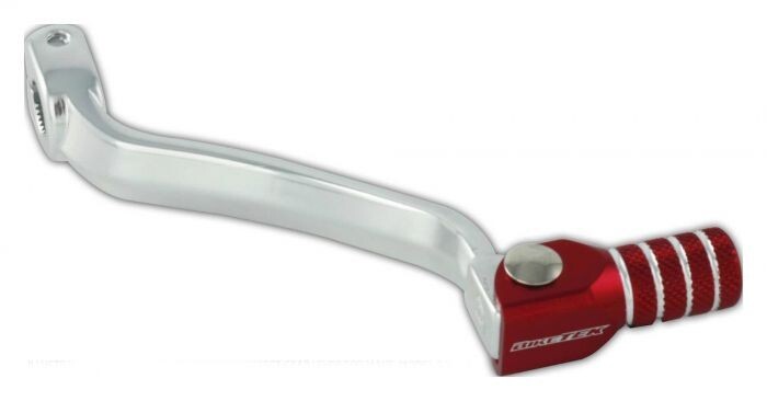 BikeTek MX Alloy Gear Lever With Red Tip - Honda CR250R