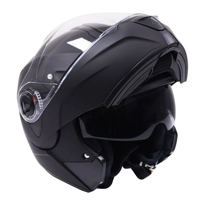Airoh Specktre Flip Front P/J ECE2206 Motorcycle Motorbike Helmet - Matt Black