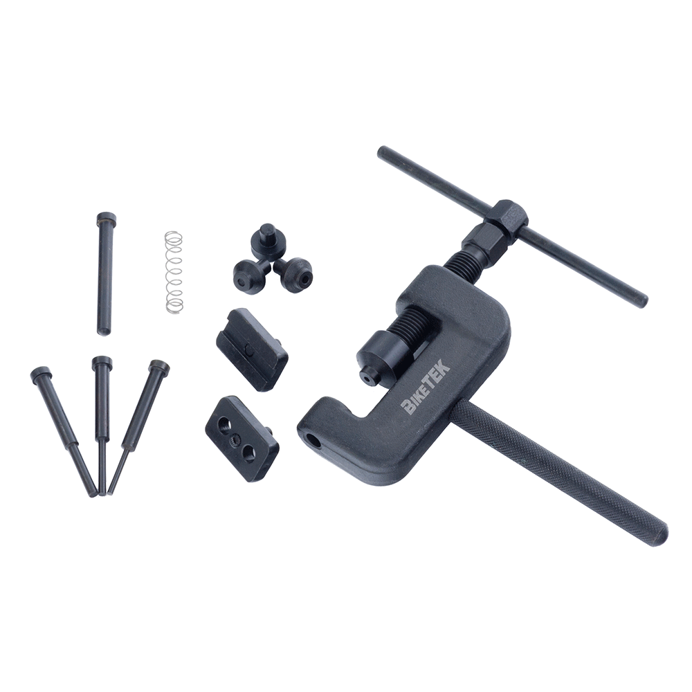 BikeTek Heavy Duty Motorcycle Motorbike Chain Cutter And Riveting Tool Kit