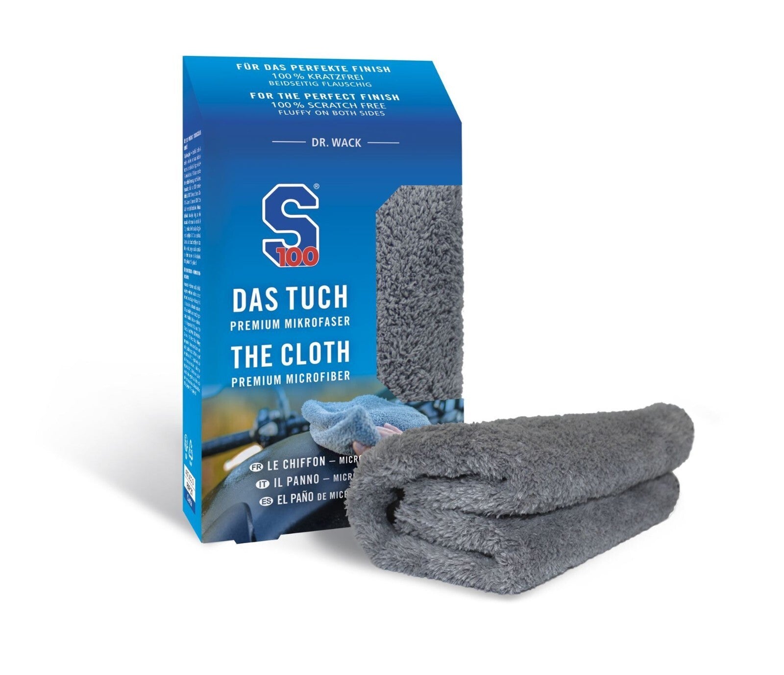 Dr Wack S100 The Cloth Premium Microfibre Motorcycle Motorbike Cleaning Cloth
