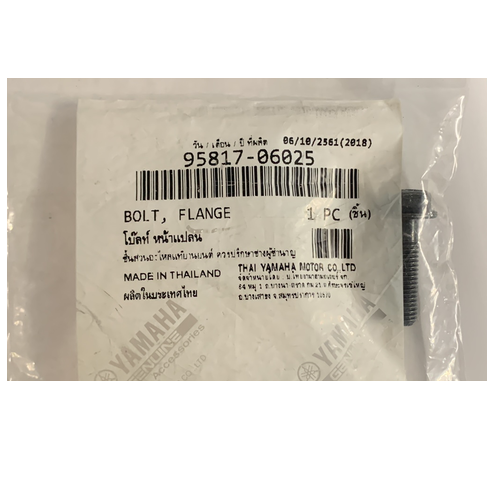 YAMAHA Bolt, Flange, MT07 MT07A FJR1300 SR125 TDM850 TDM900 MT01  95817-06025
