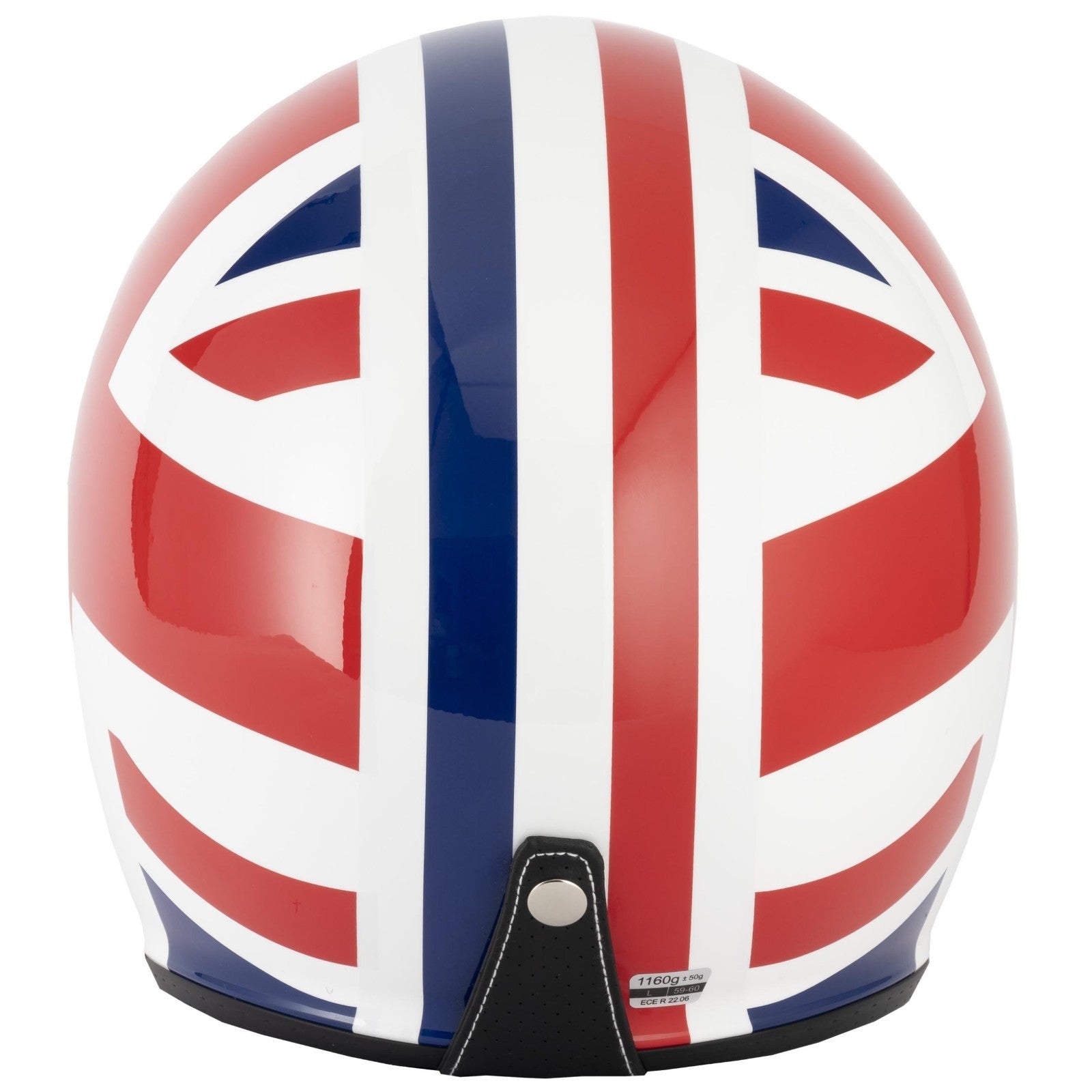 VCAN H589 Classic Retro Union Jack Open Face Motorcycle Motorbike Helmet