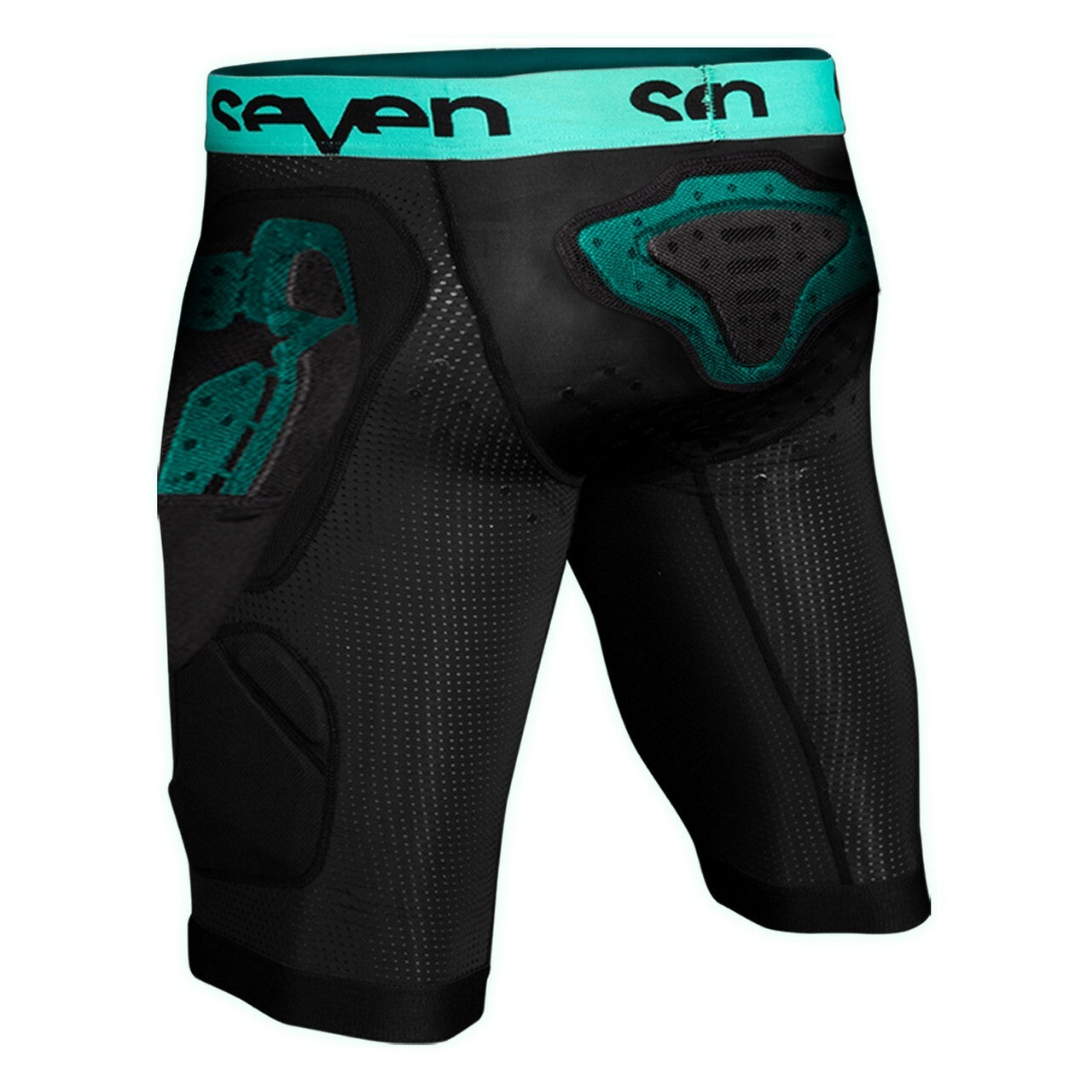Seven MX Fusion Padded Compression MX Off Road Adult Shorts Black