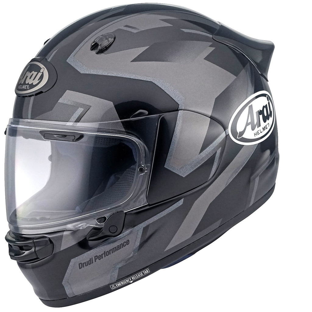 Arai Quantic Robotik Black Full Face ECE2206 Motorcycle Motorbike Helmet