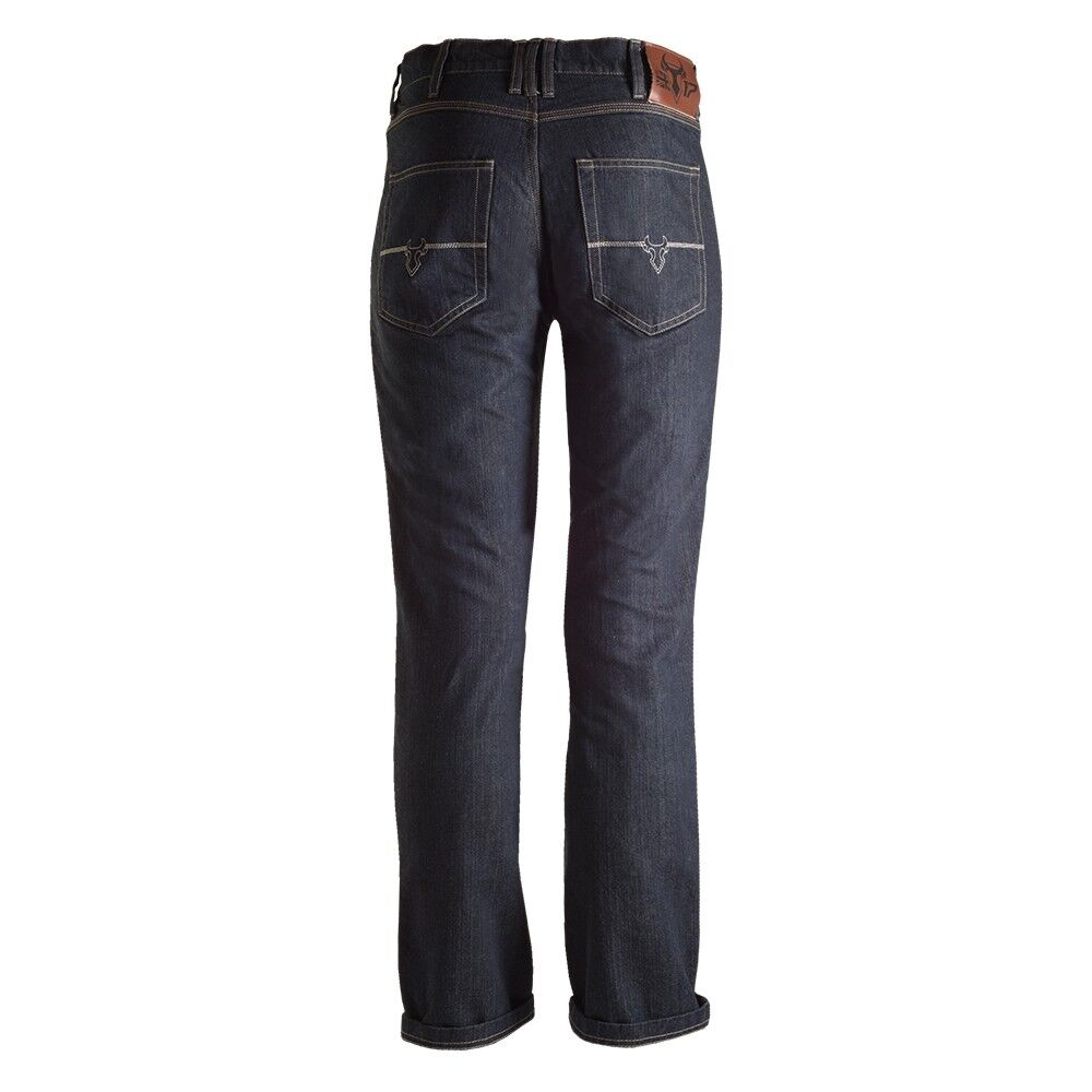 Bull-it Men's Cafe 17 Straight SR6 Covec Armoured Motorcycle Jeans Regular Leg