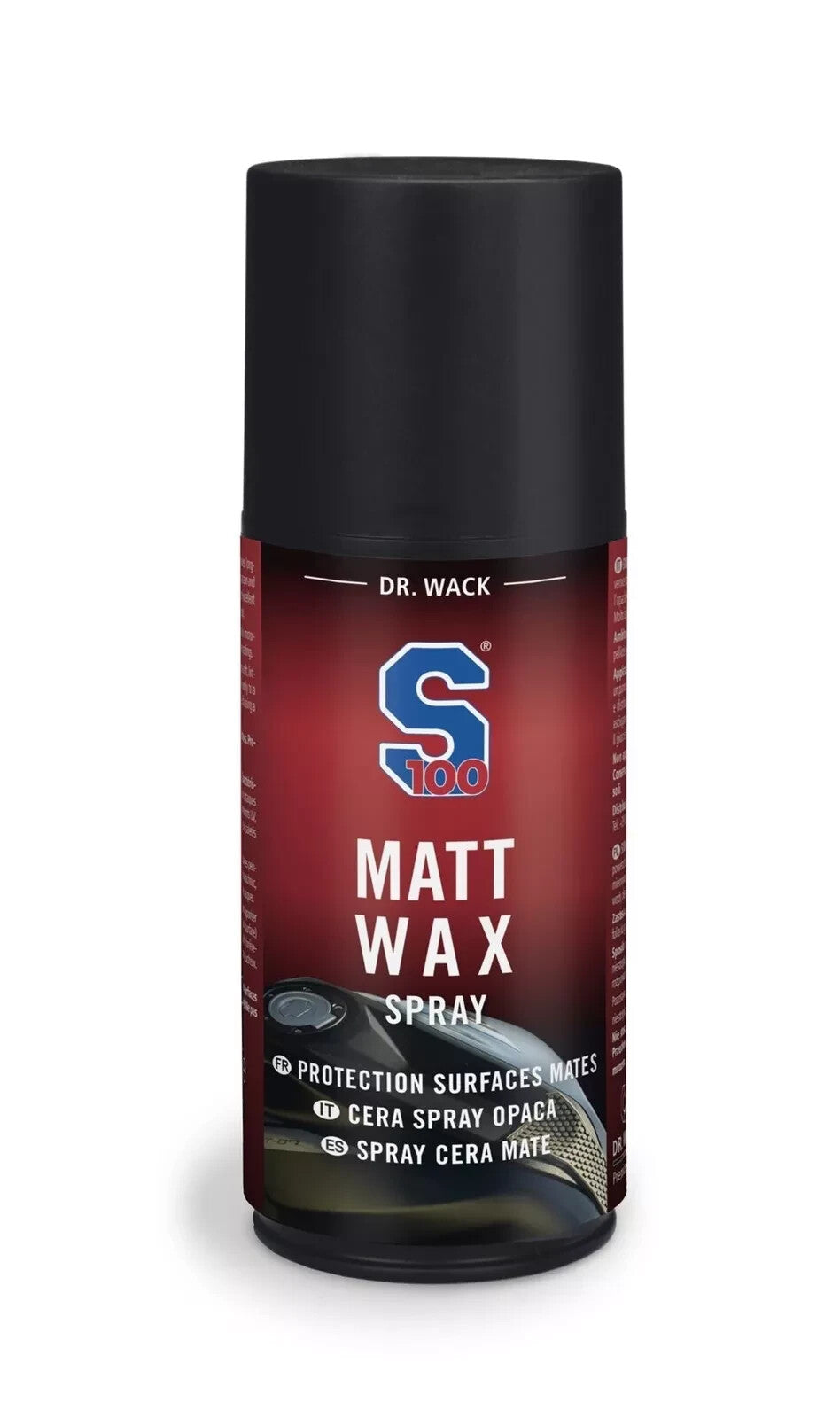 Dr Wack S100 Motorcycle Motorbike Matt Wax Spray 250ml