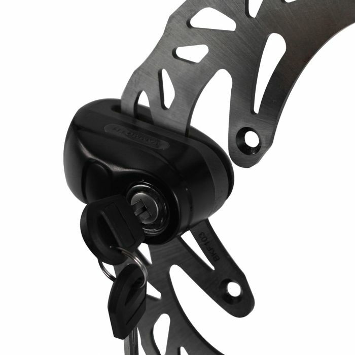 Mammoth Security Rogue Motorcycle Motorbike Disc Lock With 6mm Pin - Black