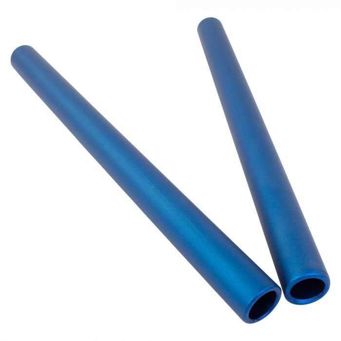 Bike It Motorcycle 280mm Matt Blue Clip-On Tubes -  22.2mm (7/8") diameter
