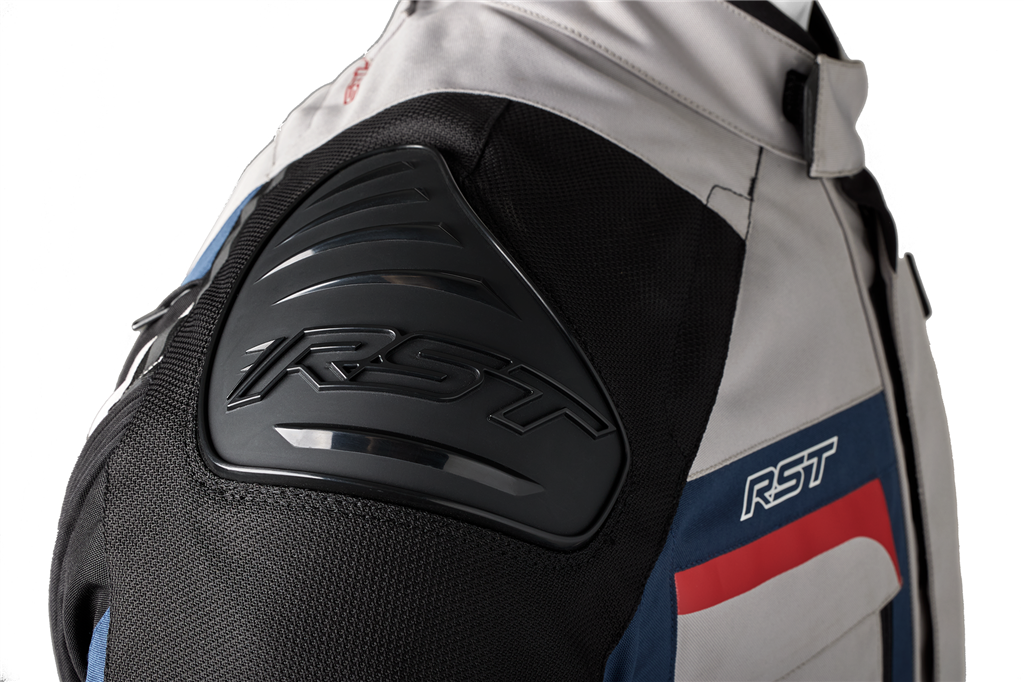 RST Pro Series Adventure-X CEAA Mens Motorcycle Motorbike Textile Jacket Silver