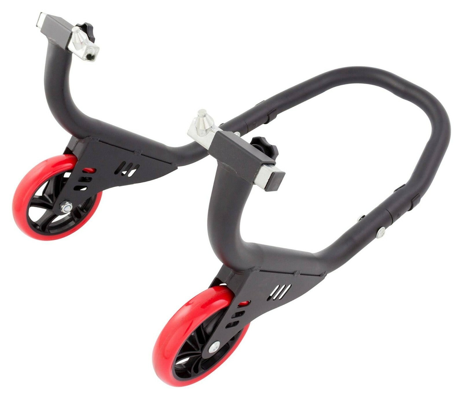 BikeTek Premium Front Motorcycle Motorbike Track Paddock Stand - Matt Black