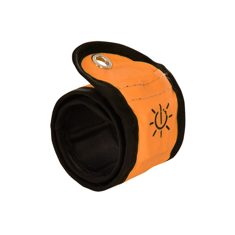 Oxford Bright Halo Wrap Fluro Orange Light Up Hi-viz Slap Band Cycling Hiking