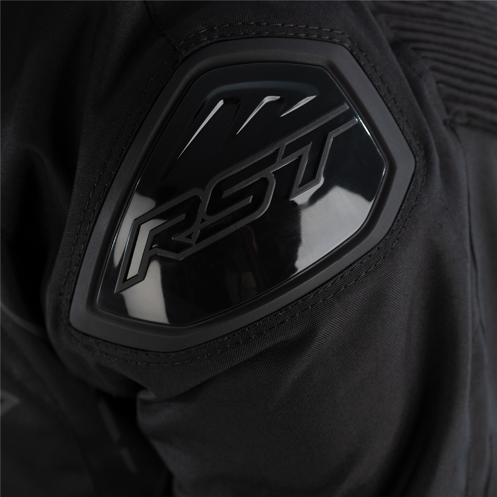 RST S1 Waterproof Textile Sports Style CE AA Motorcycle Motorbike Jacket Black