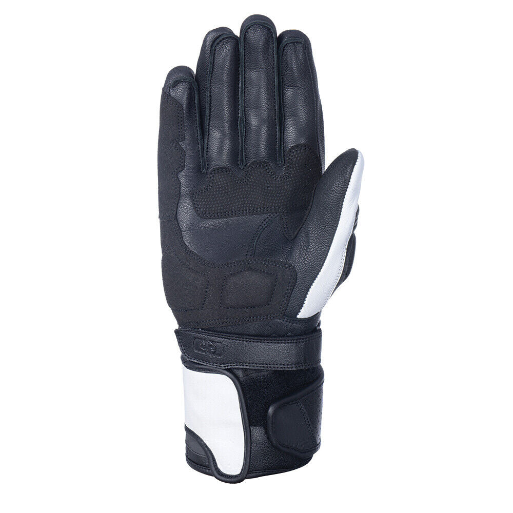 Oxford RP-2 2.0 Sports Leather Motorcycle Motorbike Gloves Tech Black White Red