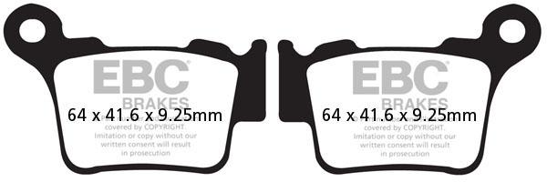 EBC - MX-S 368 - MXS Series Off Road Moto-X Race Sintered Brake Pads