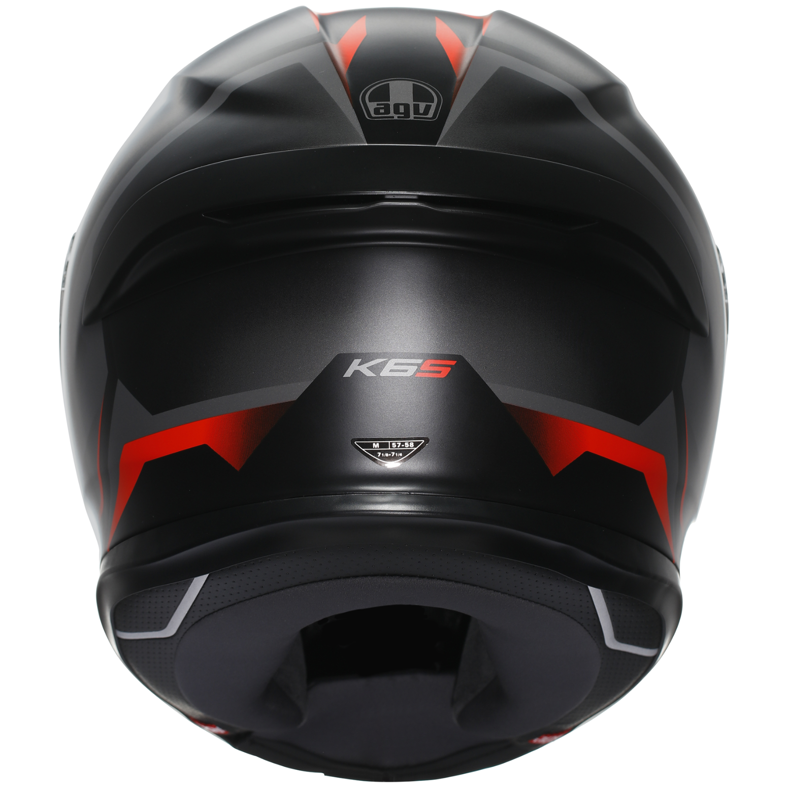 AGV K6-S Karve Grey Red ECE2206 Full Face ACU Gold Motorcycle Motorbike Helmet