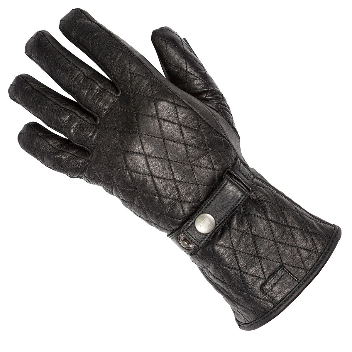 Spada Hartbury WP Waterproof Ladies Leather Motorcycle Motorbike Gloves Black