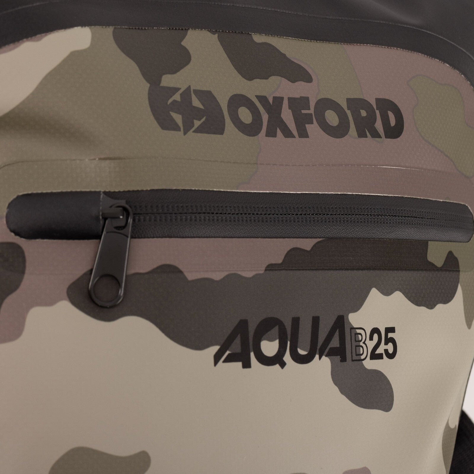 Oxford Aqua B25 Hydro Waterproof 25 Litre Motorcycle Motorbike Back Pack Camo