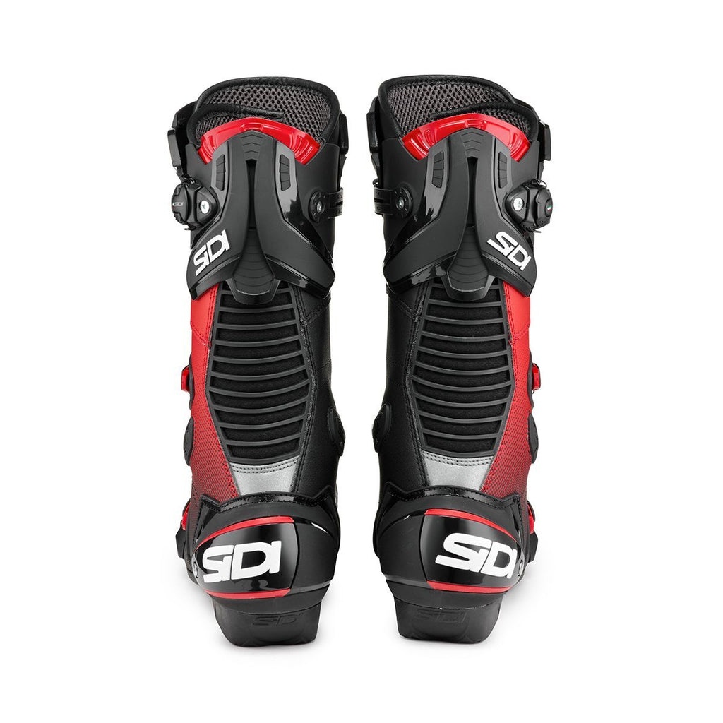 Sidi Mag-1 Sports Race Track Day Adjustable Motorcycle Motorbike Boots Red Black