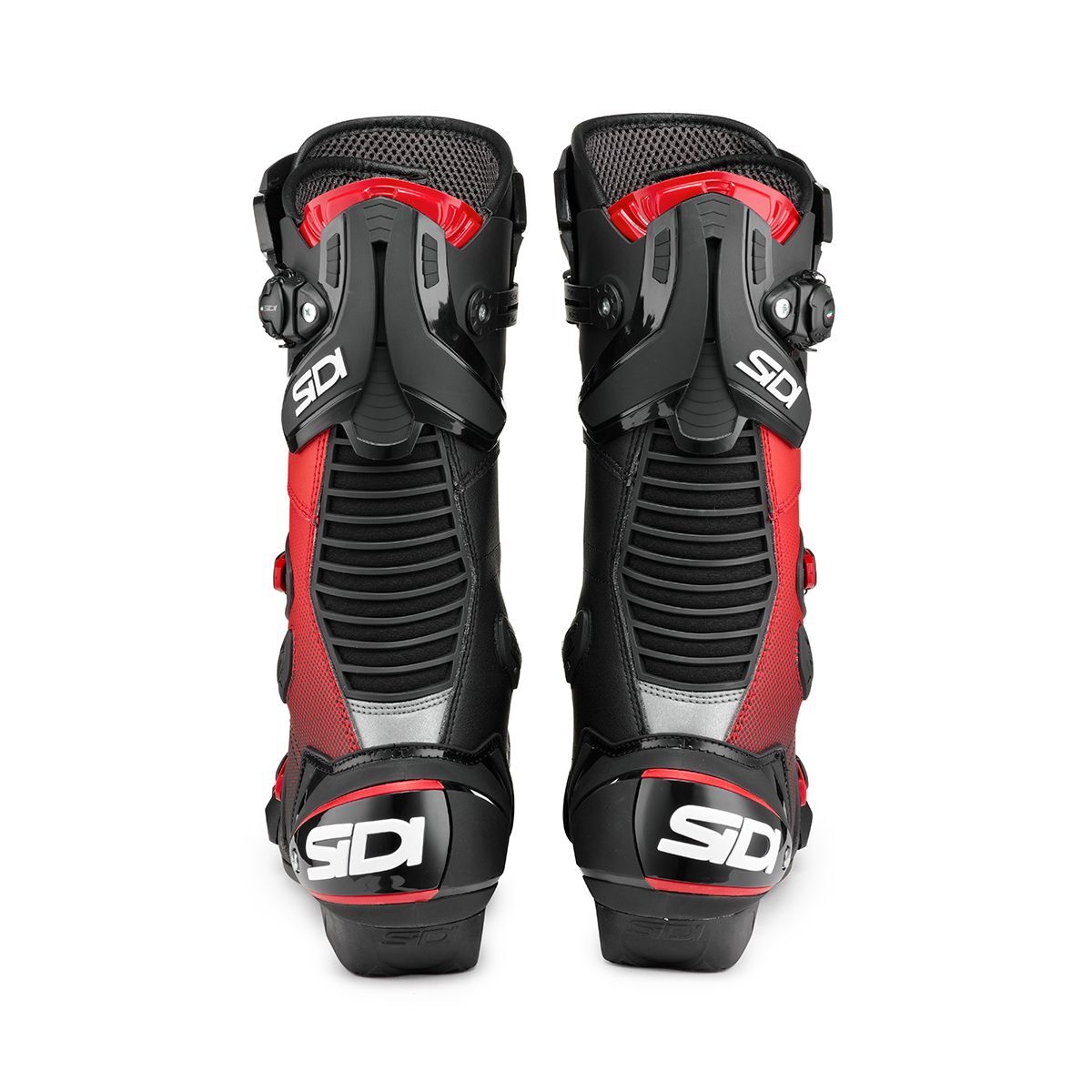 Sidi Mag-1 Sports Race Track Day Adjustable Motorcycle Motorbike Boots Red Black