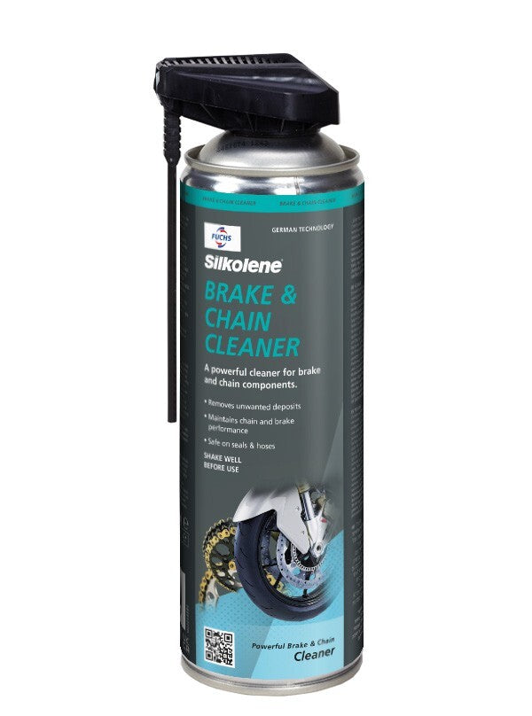 Silkolene Motorcycle Motorbike Brake and Chain Cleaner High Performance Spray