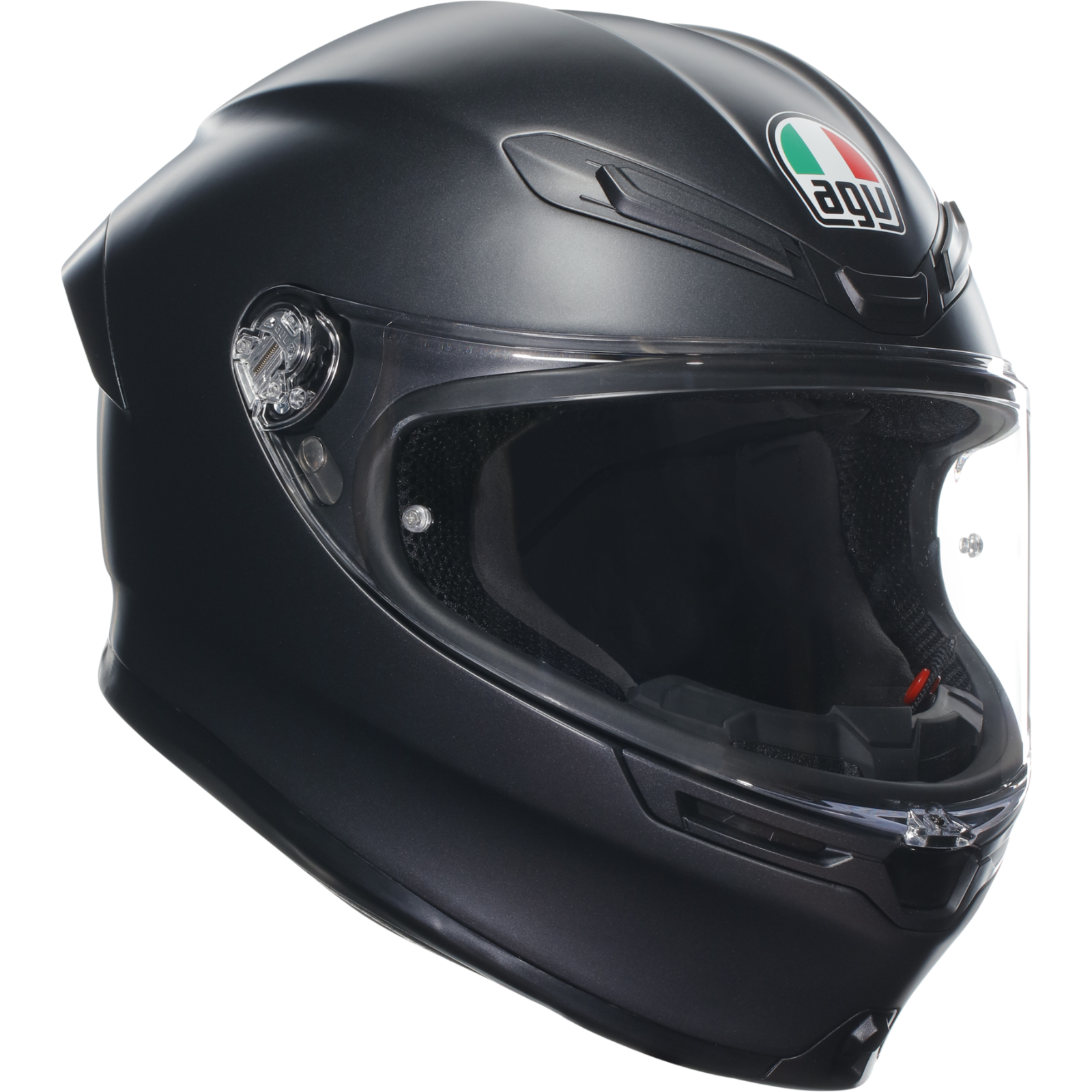 AGV K6-S Solid Matt Black ECE2206 Full Face ACU Gold Motorcycle Motorbike Helmet